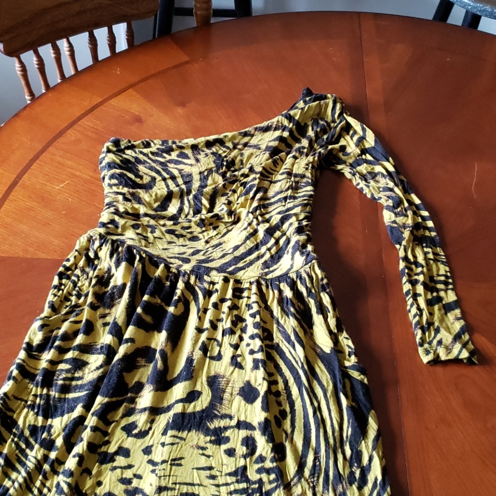Animal print jumper